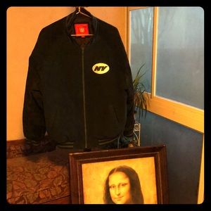 Vintage Black Bomber Jacket